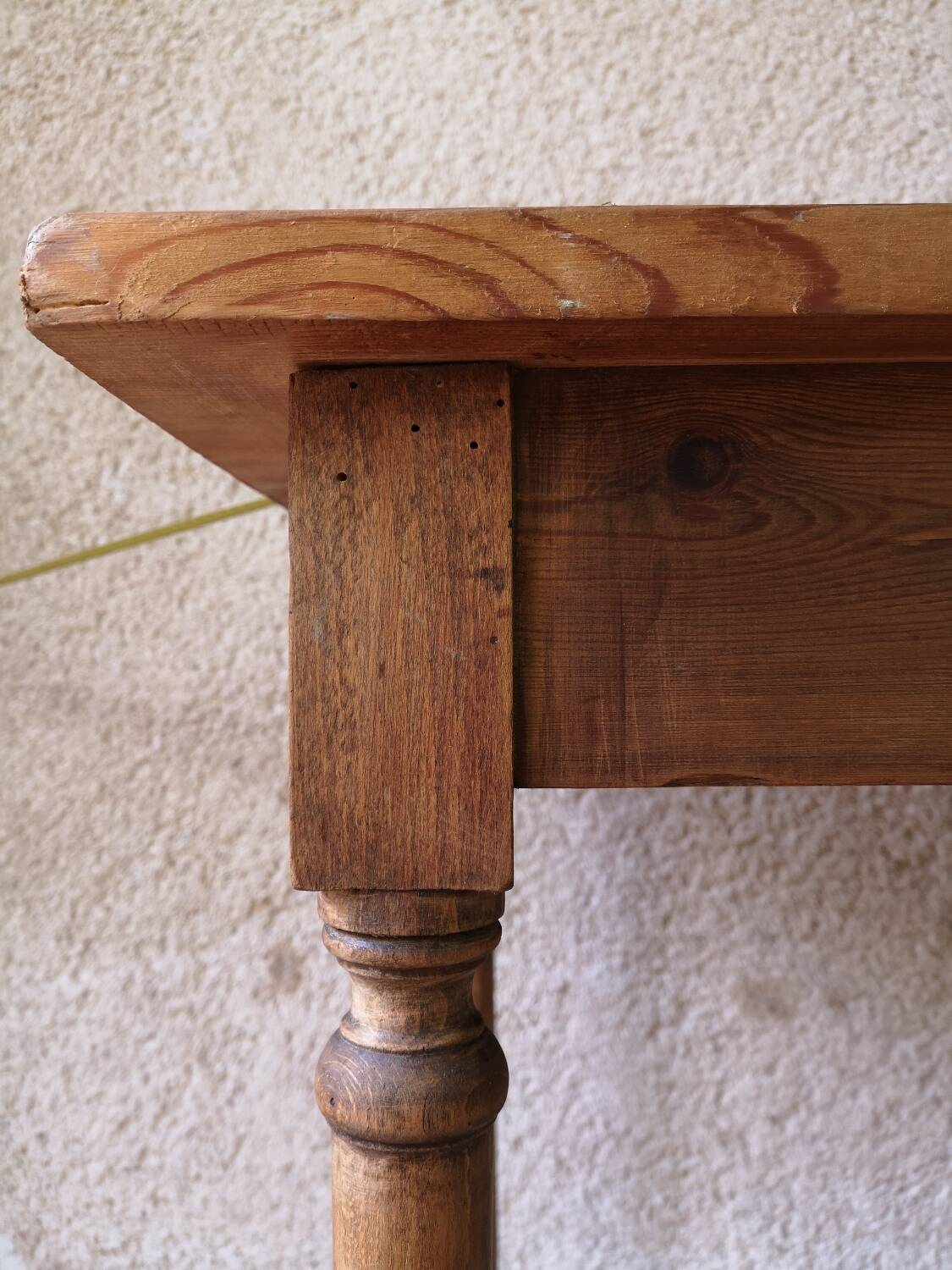 Old pine table