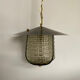 Black metal hanging lamp