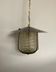 Black metal hanging lamp