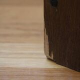 Low sideboard or small glass-fronted bookcase, oak, 1960
