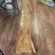 Mahogany wood bench