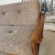 Banquette day bed en chêne design 1970