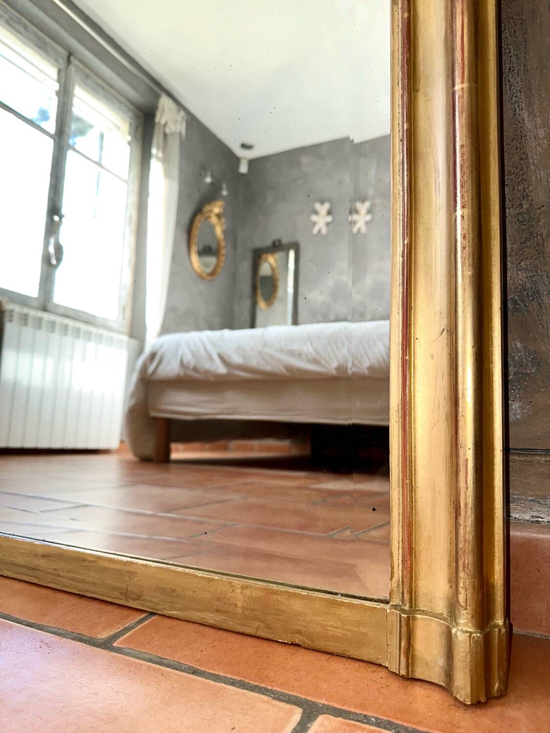 Antique Louis XV style mirror