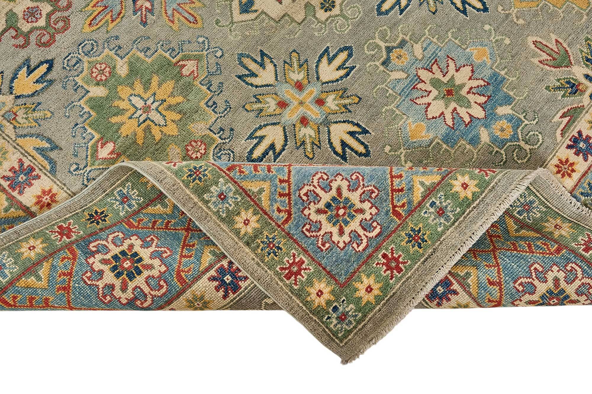 Turkish Handknotted Wool Oushak Rug 198 cm x 300 cm