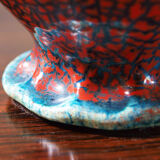 Ceramic pitcher of the potters of Accolay multicolored