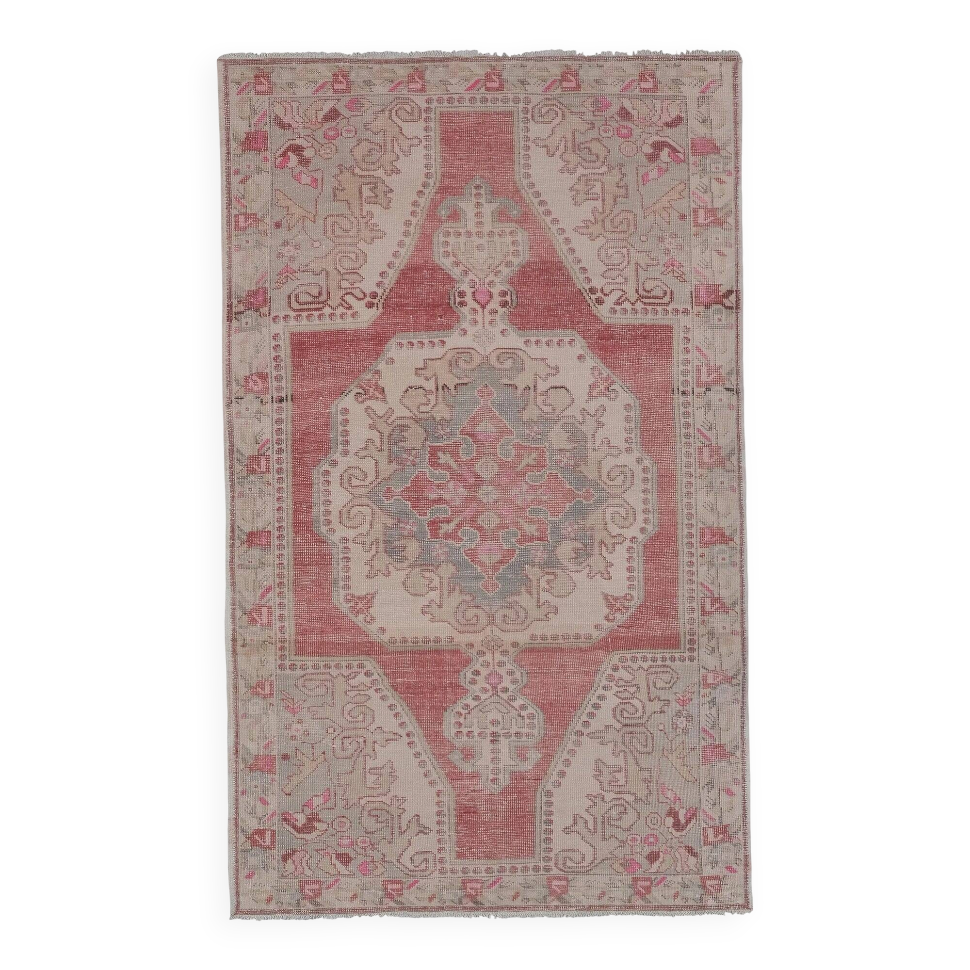 Vintage Turkish hallway rug 149x222 cm