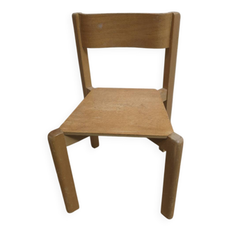 Chaise enfant en bois
