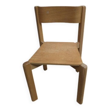 Wooden children's chair