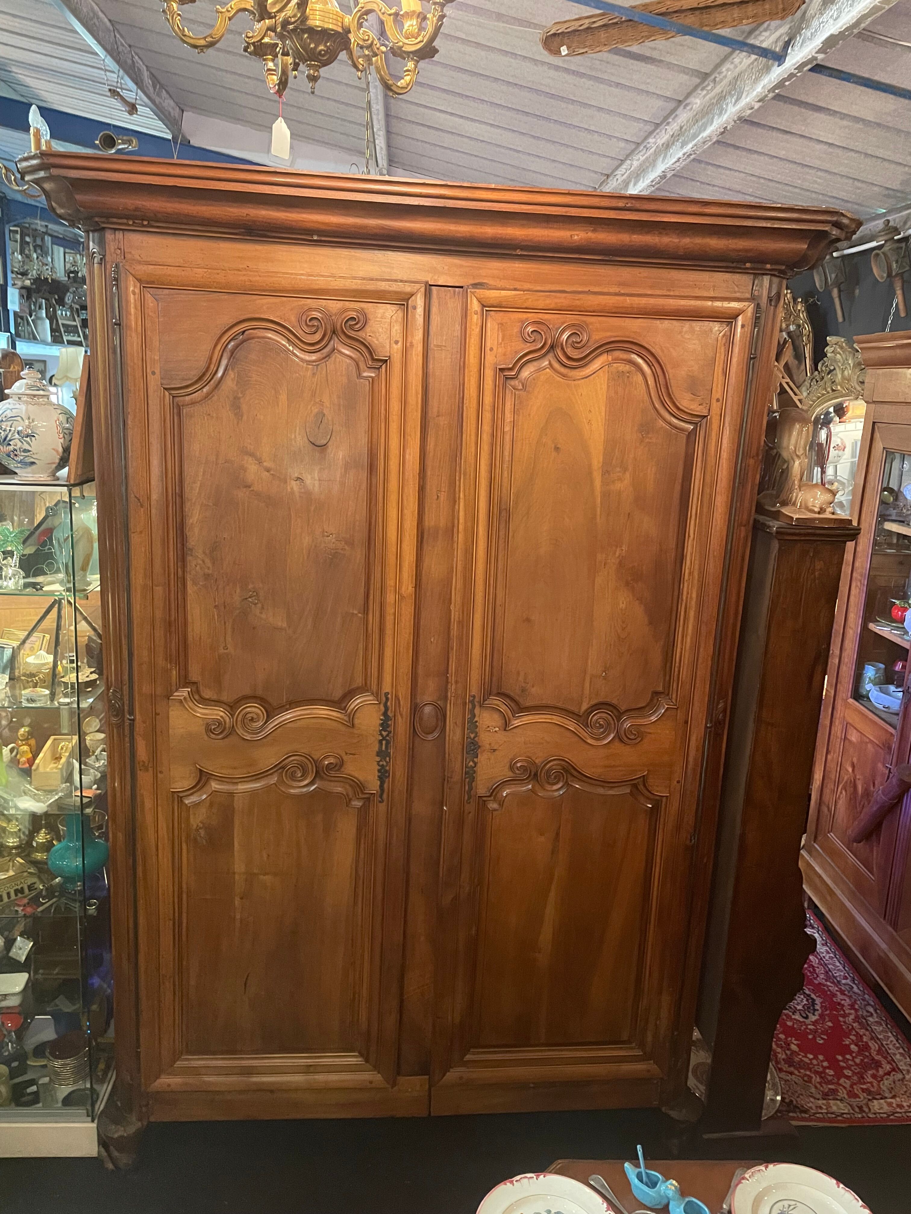 Louis XV walnut cabinet