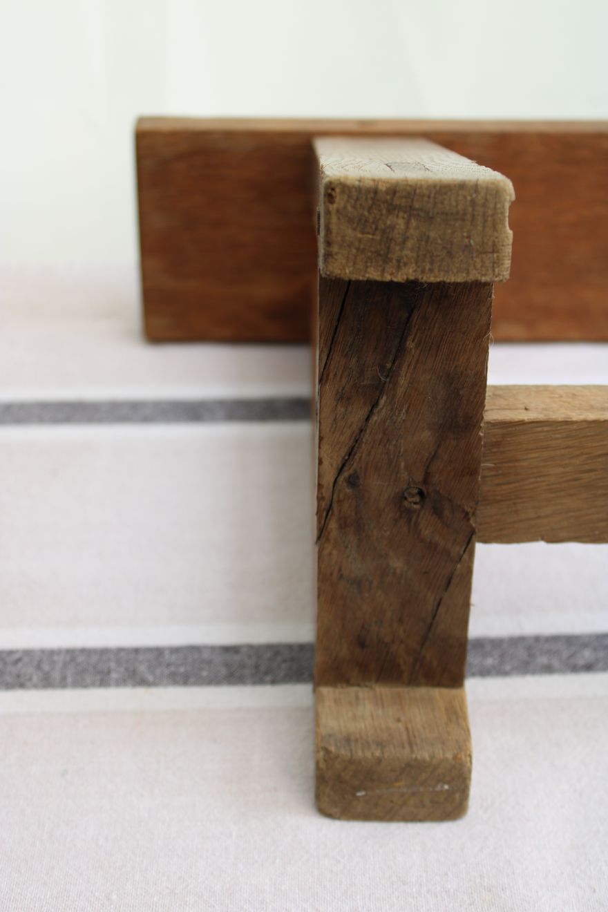 Wooden bench