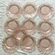 10 assiettes à dessert vintage Vereco