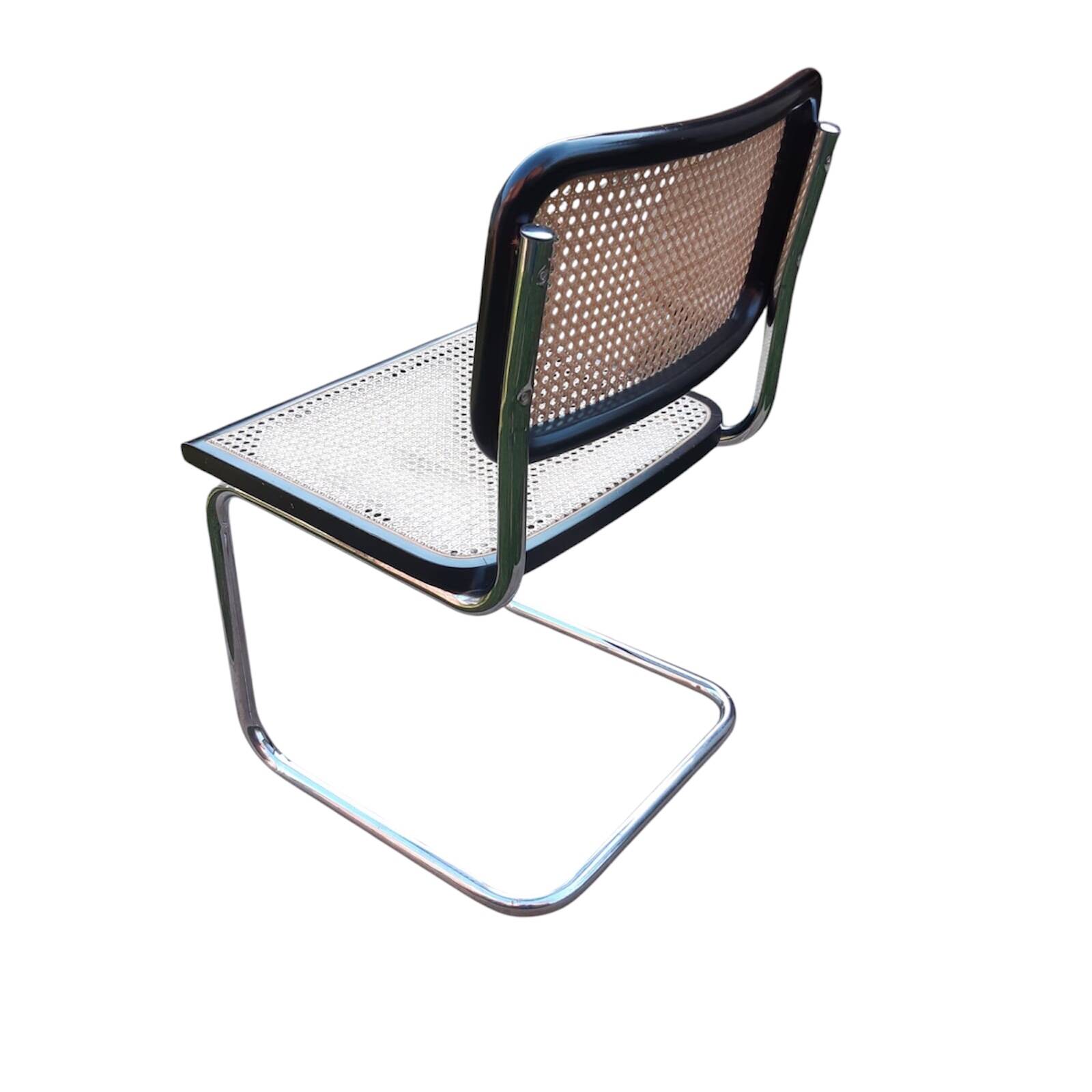 Cesca chair in solid wood and natural cane