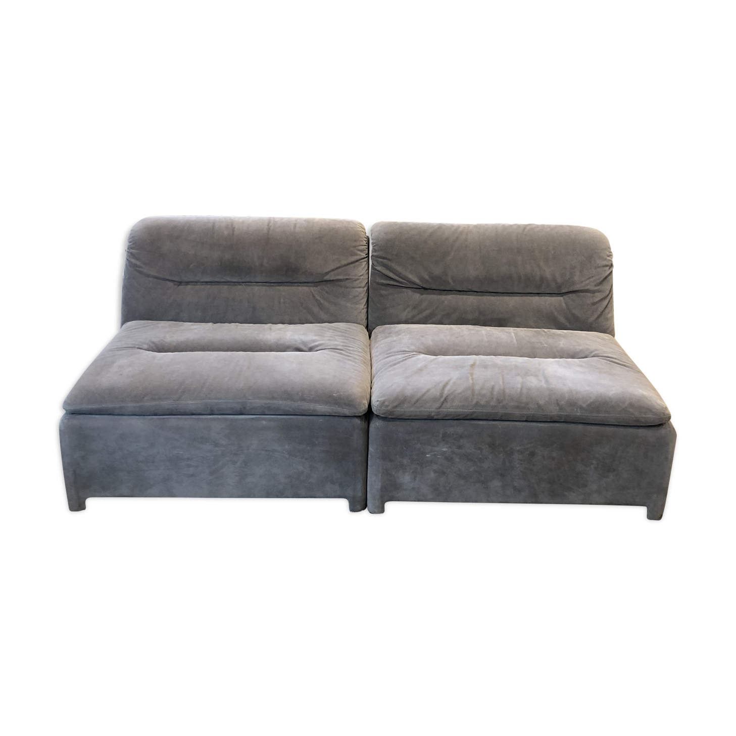 Pair of sofa-forming armchair designer Giovanni Offredi