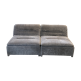 Pair of sofa-forming armchair designer Giovanni Offredi