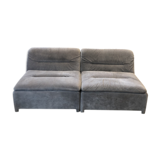 Pair of sofa-forming armchair designer Giovanni Offredi