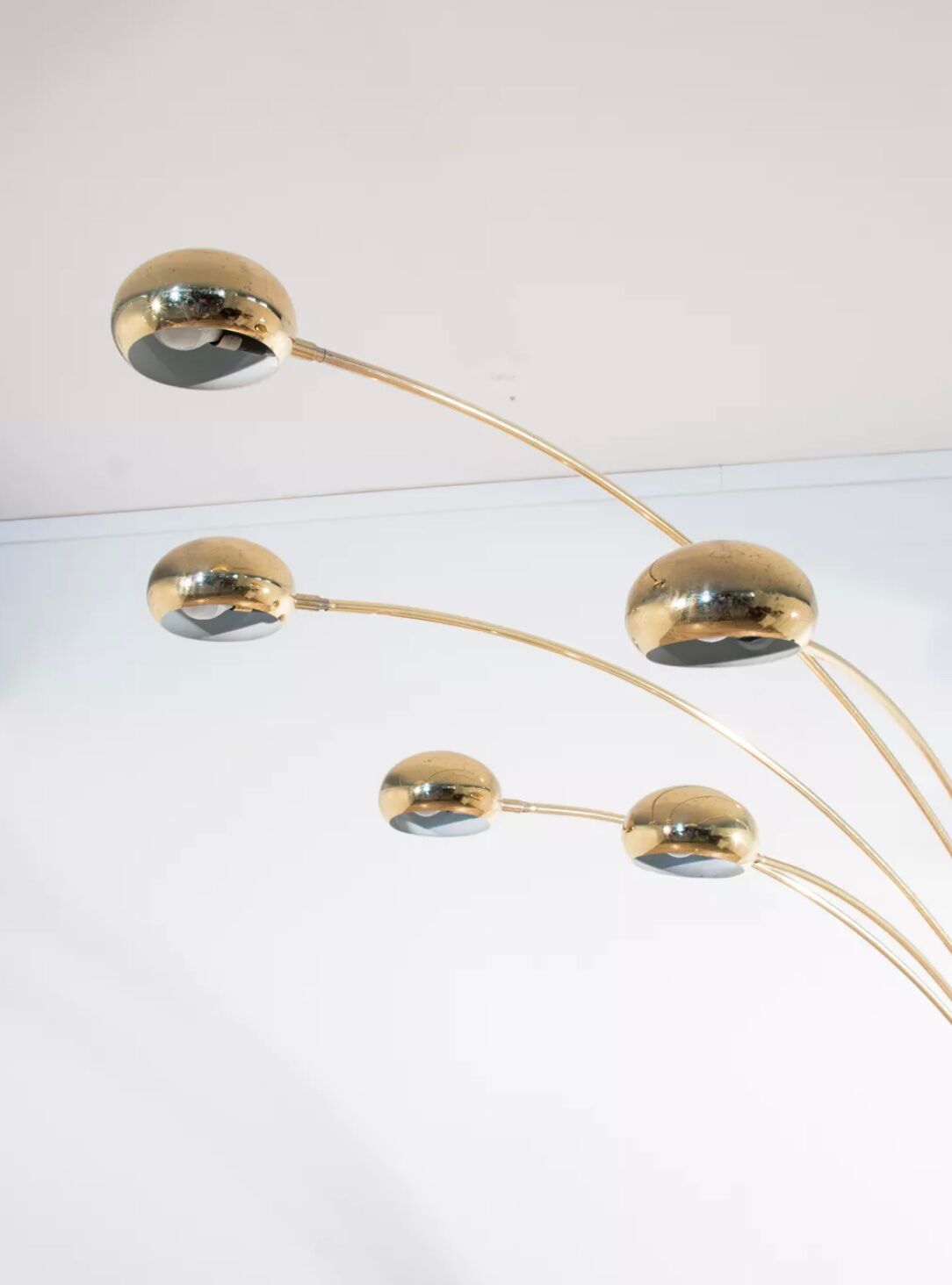 Italian 5-arm mid-century floor lamp