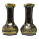 Pair of Art Nouveau amphorae, patinated brass, France, early 20th century