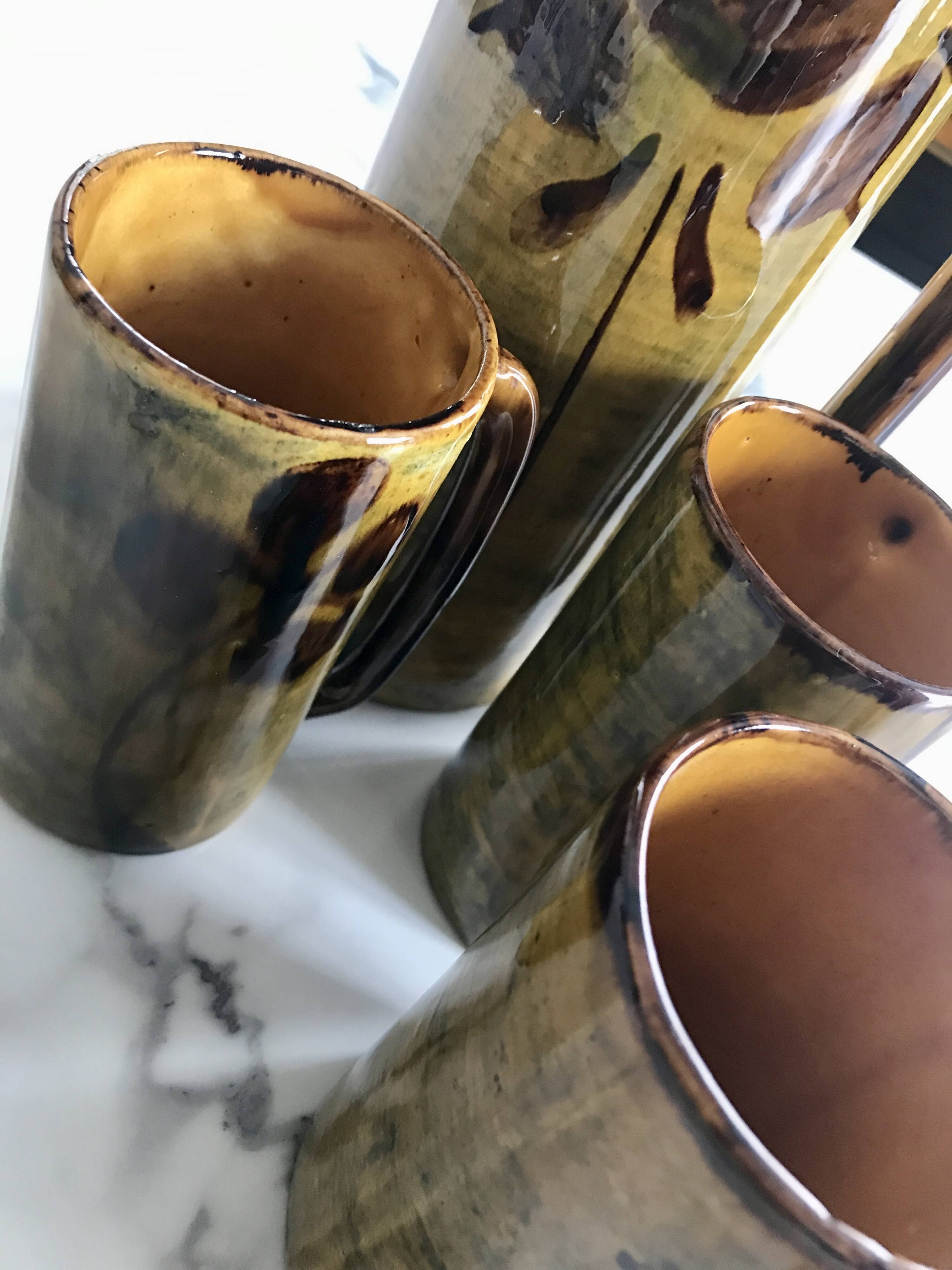 Lanusé Le Castellet drinks service from the 60s