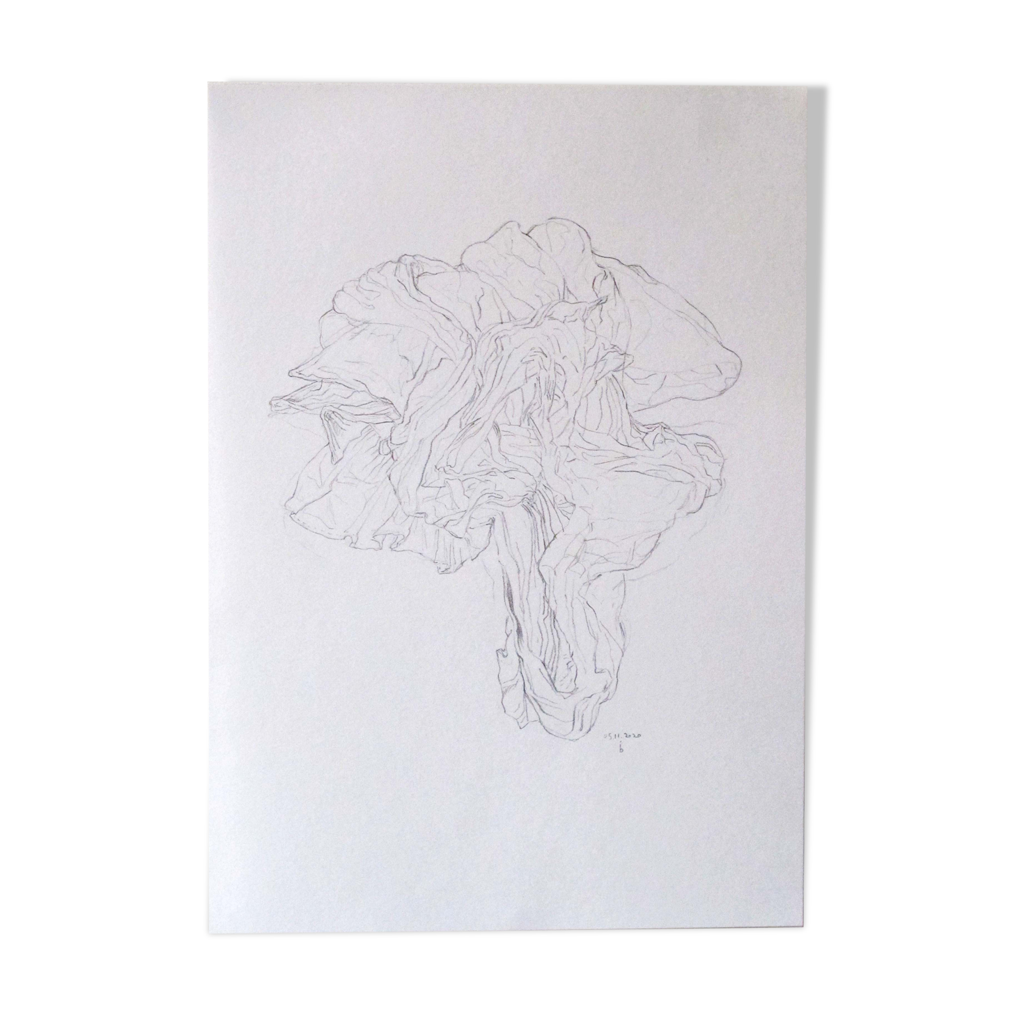 Drapé - original drawing signed