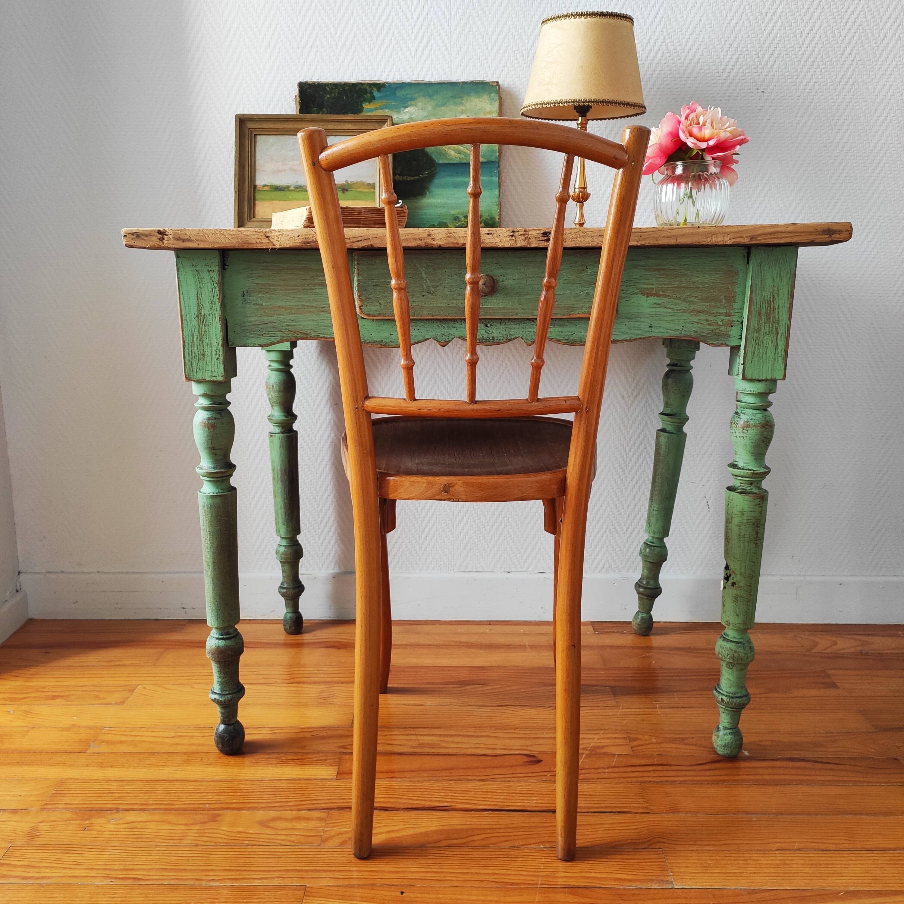 Small old patinated farm table
