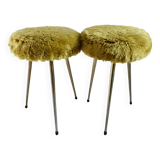 Pair of Pelfran tripod stools