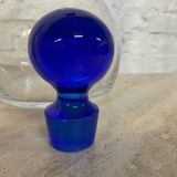 Carafe vintage en verre soufflé