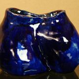 Hand-modeled "Popotin" terracotta vase