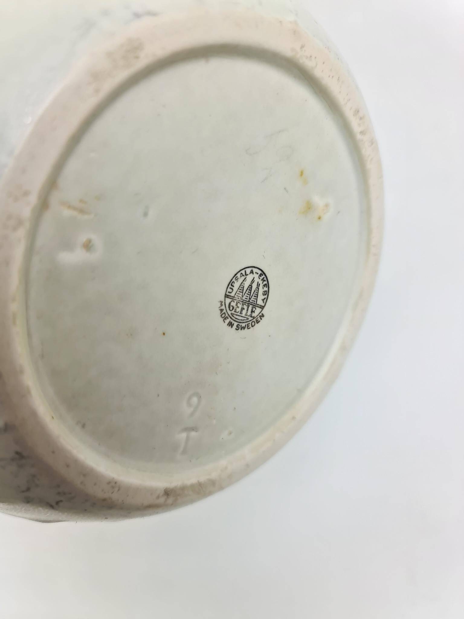 Midcentury pedestal vase "AX" by Berit Ternell, 1950s, Sweden - Set of 2