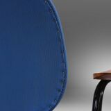 Set of 6 Dining Chairs by Willy Van Der Meeren for Tubax, Belgium, 1950s