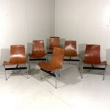 ICF De Padova T-chairs by Katavolos, Kelley and Littell, Italy 1950’s