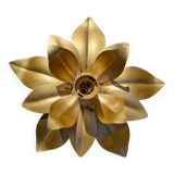 Vintage golden flower ceiling light