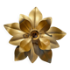 Applique plafonnier fleur dorée vintage