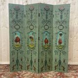 Painted wooden screen