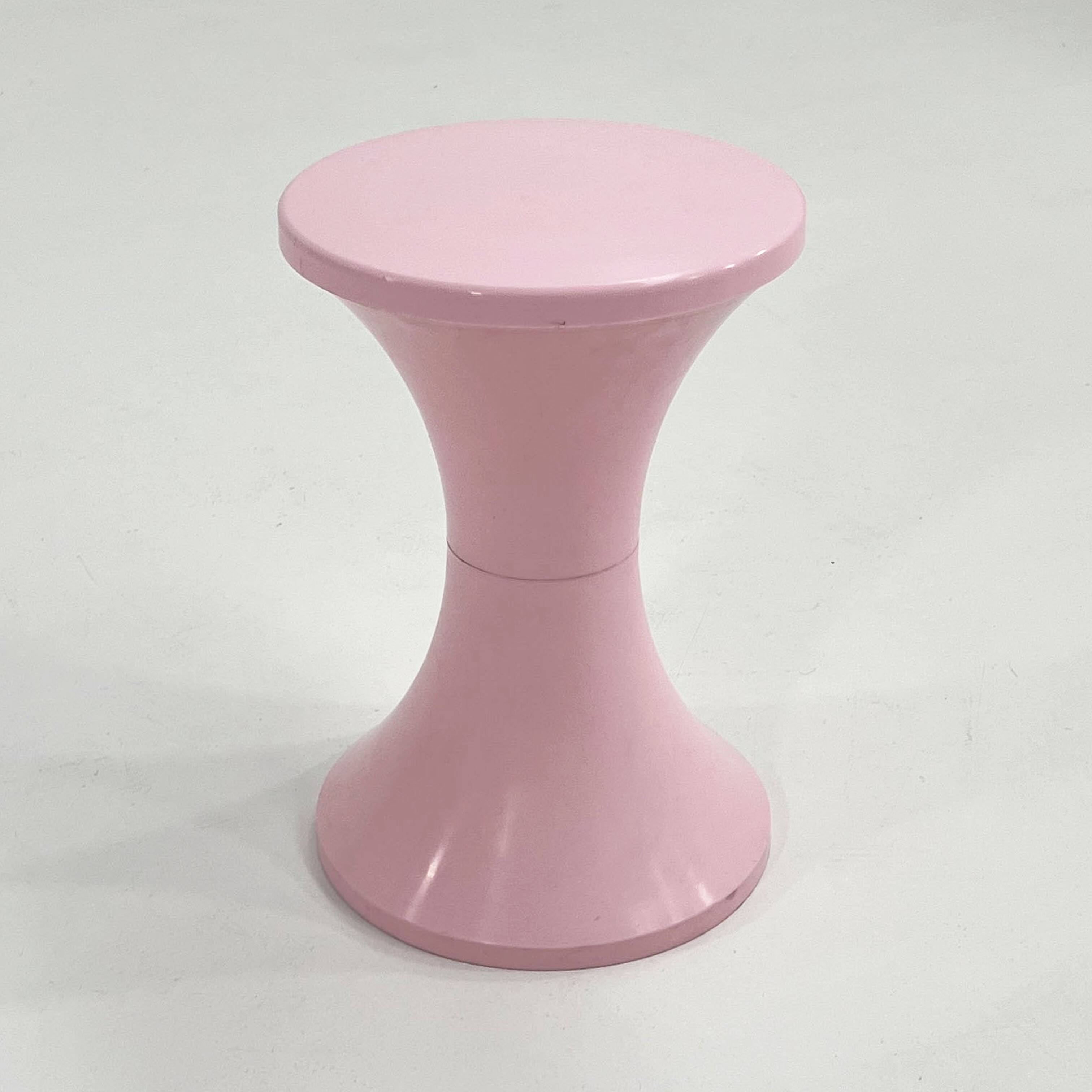 Stamp Space Age Pink Stool, 1980