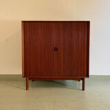 Tambour cabinet by Peter Hvidt & Orla Mølgaard-Nielsen