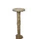 Chinese carved pedestal in faux ivory