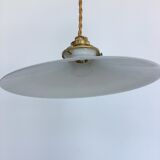 White opaline hanging lamp