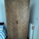 2-door wardrobe in solid pine