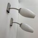 Pair of vintage opaline wall lamps