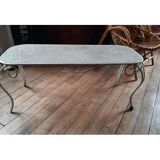 Table basse fer forger de jardin