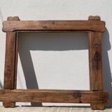 Brutalist wooden frame