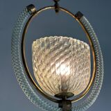 Venetian lantern in Murano glass and brass circa 1950