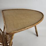 Rattan magazine door table