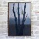 Oil on canvas Trees Luc Bonneau
