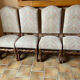 4 chaises de style  louis XIII  fin 18 eme