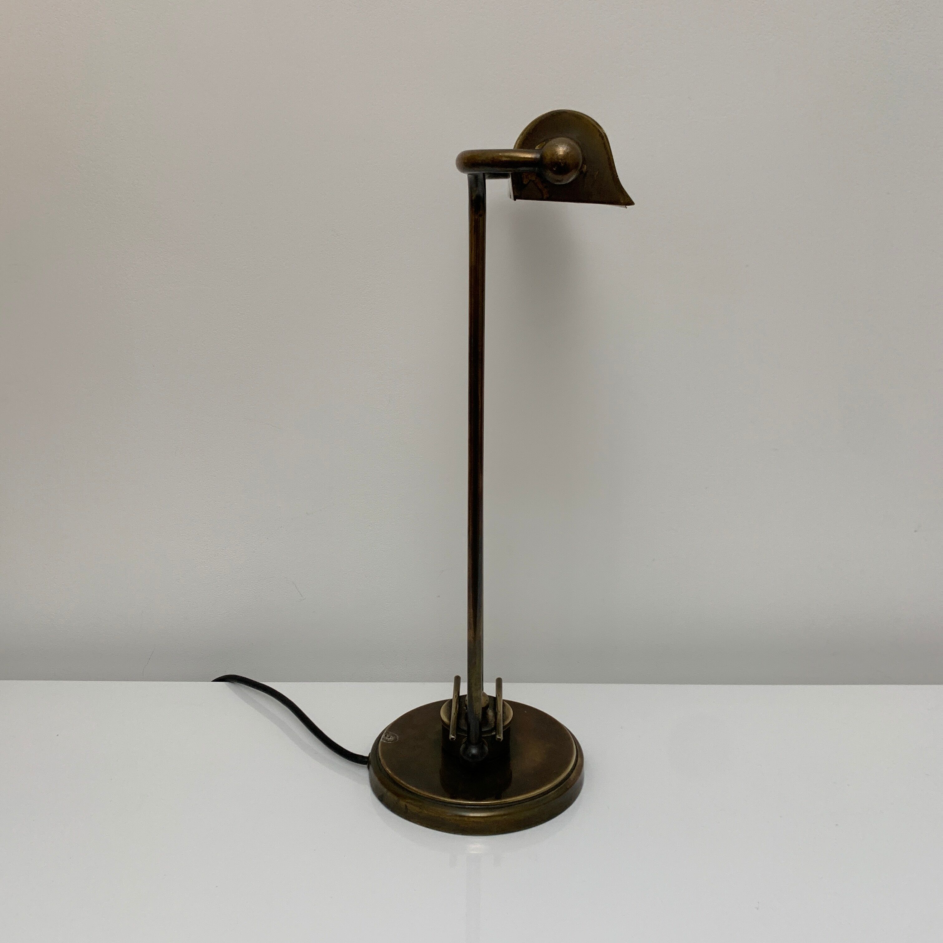 Brass desk lamp Art Deco