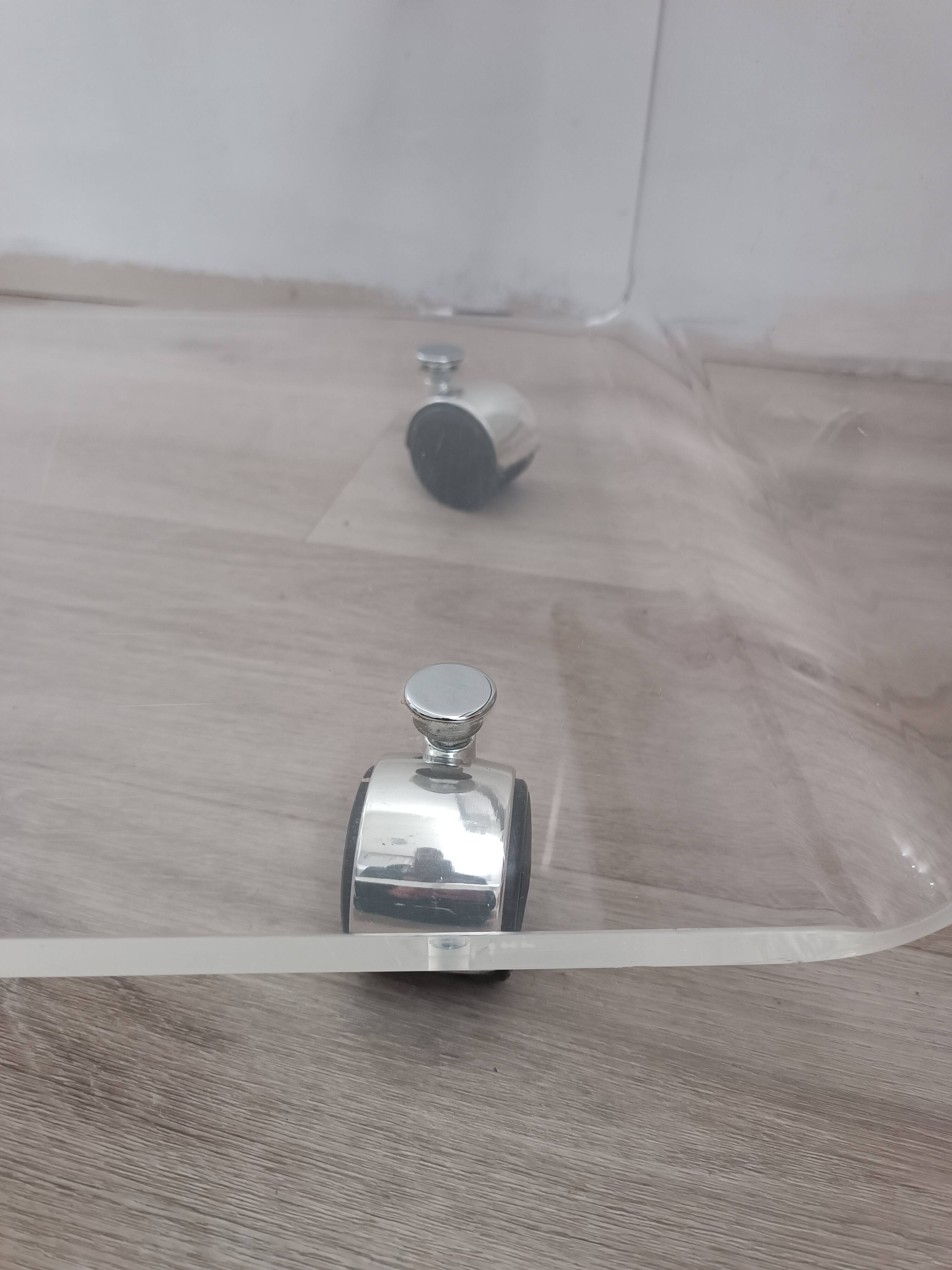 Rolling table by David Lange for Les invisibles du Marais 1970s