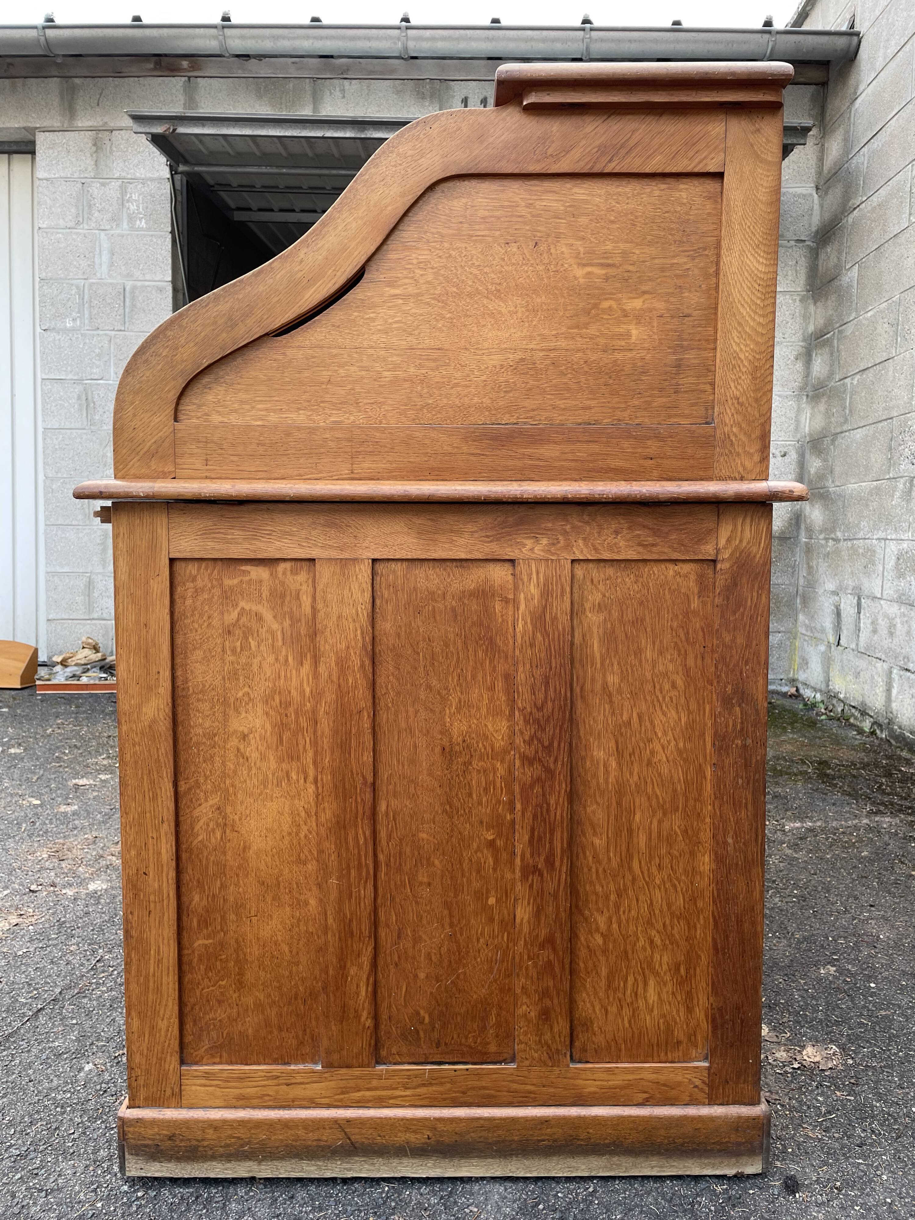 American oak wood office, circa 1930