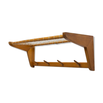 Mid century wall shelf by krásná jizba, czechoslovakia, 1960´s