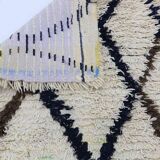Moroccan carpet beni ouarain 93 x 173 cm